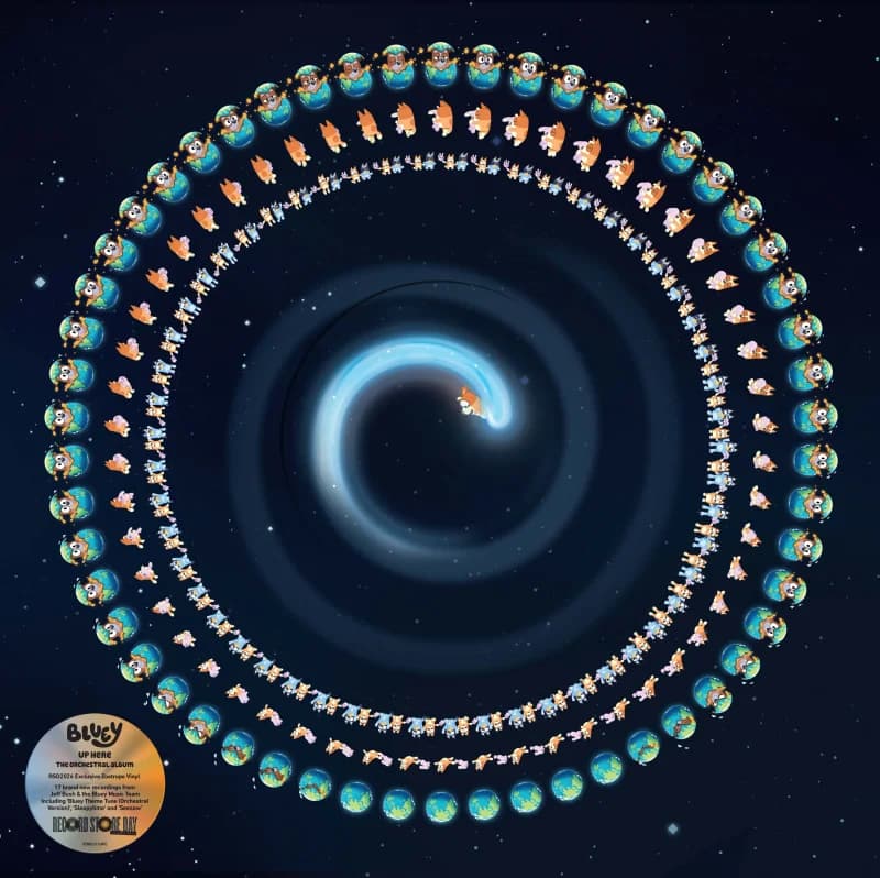 Bluey - Up Here Zoetrope Picture Disc